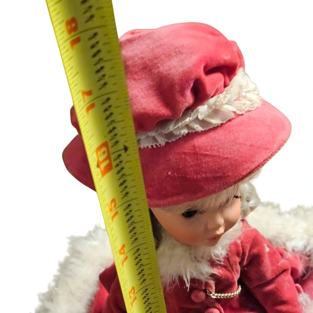 Vintage Braided Blonde Doll 17